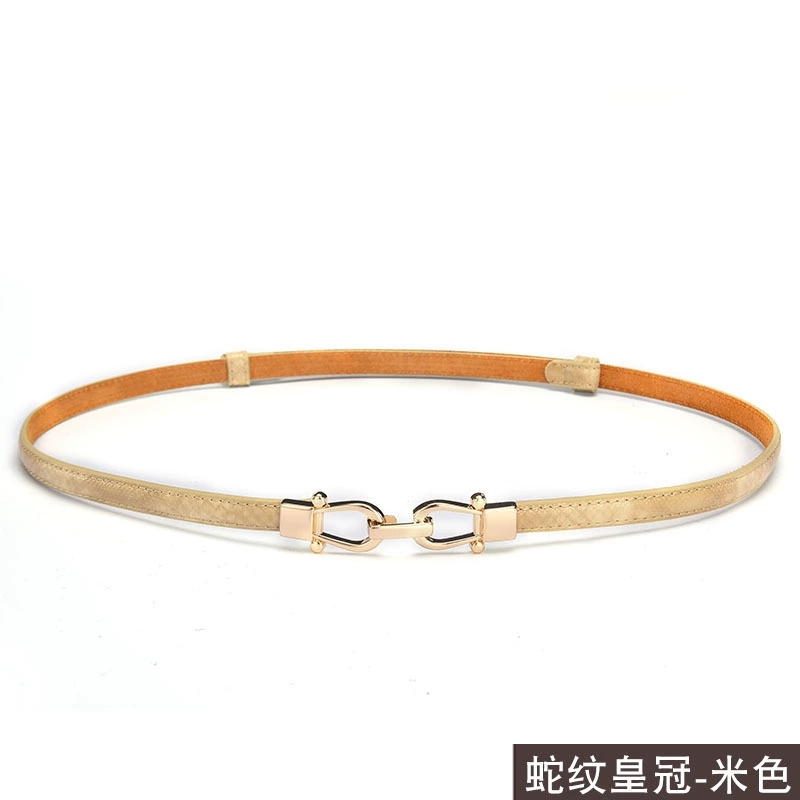 Leather universal fashionable belt, genuine leather, Korean style