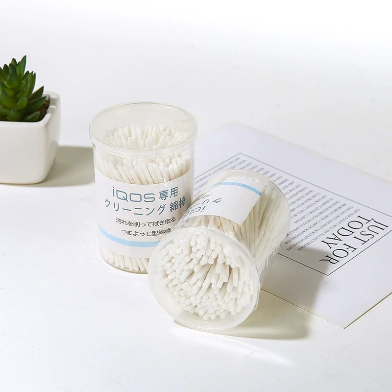Цилиндрическая головка ультра-тонкой бумаги вал длинная хлопковая головка одноразовая Чистка ватным тампоном