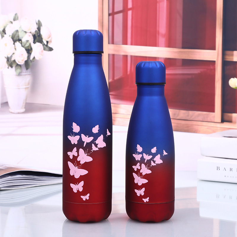 Azul superior y rojo inferior