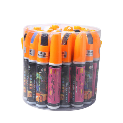 Shiny car paint touch-up pen, paint scratch repair pen, paint pen, car beauty pen, multi-color bulk for each car model