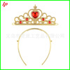 Plastic clothing for princess, children's hair accessory, golden small princess costume, Amazon