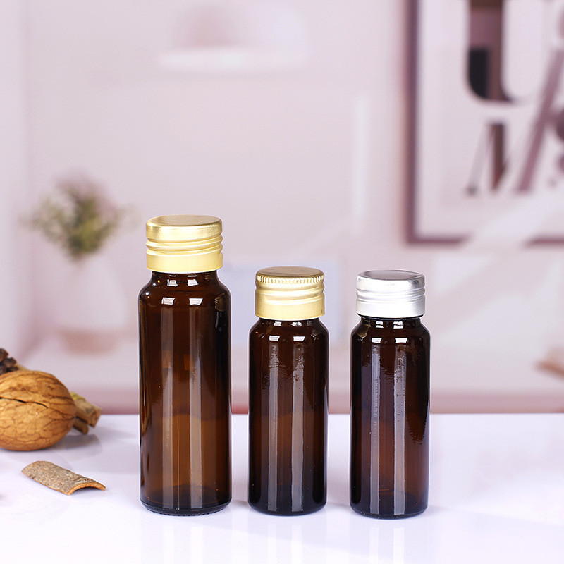 厂家批发30ml50ml100ml茶色口服液玻璃瓶避光酵素瓶糖浆瓶