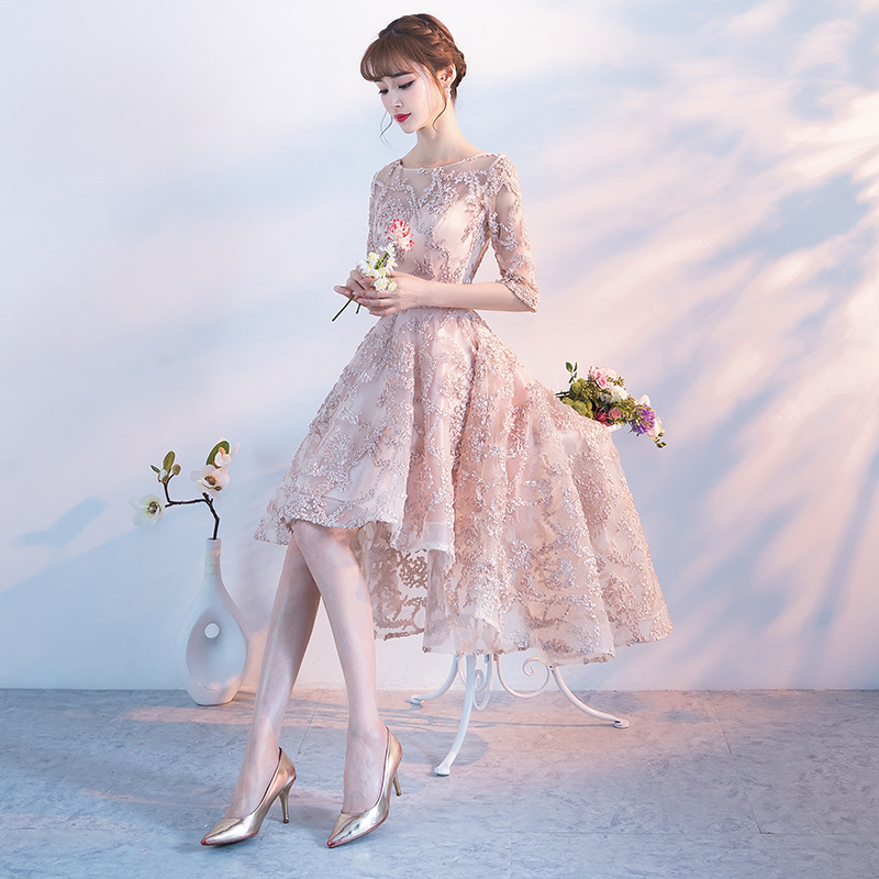Short Evening Dress for Women 2026 New Style Elegant Slim-Fit Long Dress for Banquets and Parties Princess Dress Short Style Short Evening Dress for Women 2026 New Style Elegant Slim-Fit Long Dress for Banquets and Parties Princess Dress Short Style