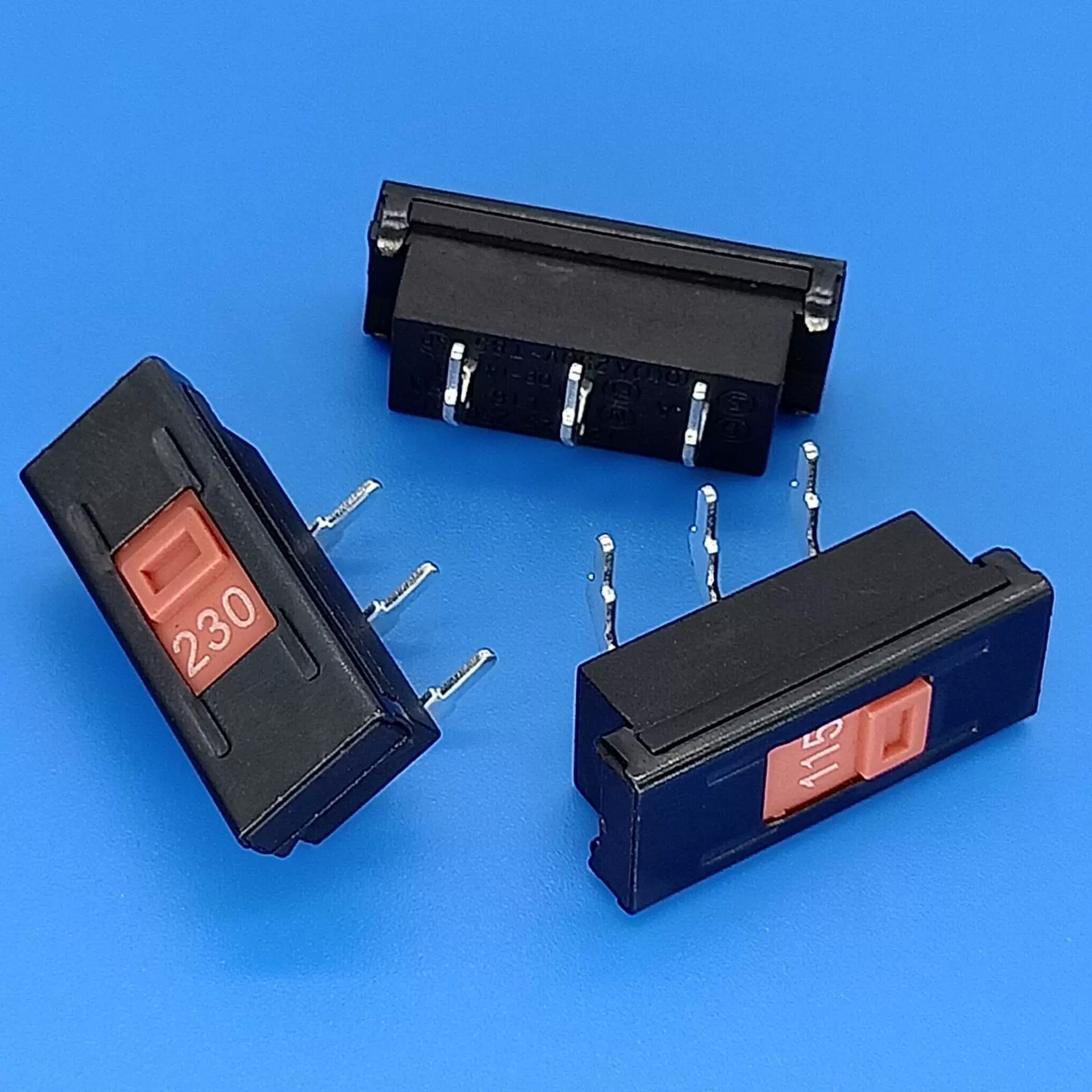供应弯脚拨动开关 滑动开关 电压转换开关 115V-230V 110V-220V3