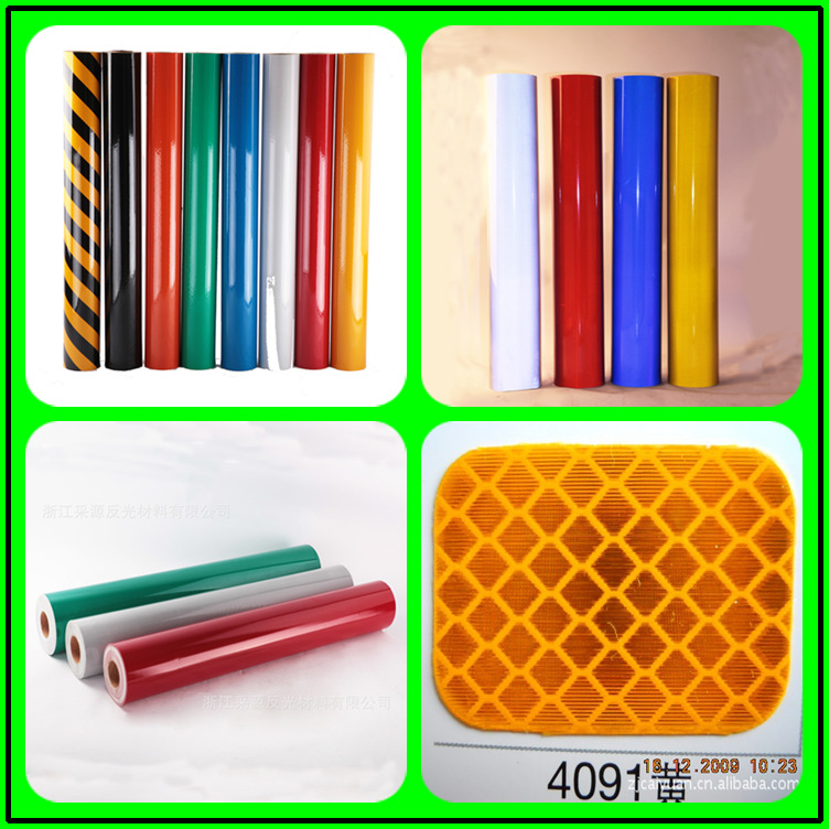 广告材料市场用写真反光膜白色PVC反光喷绘膜广告级反光材料