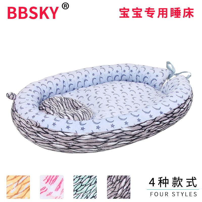 De alta calidad de comercio exterior cuna felpa al por mayor estera para dormir suave y cómodo hogar portátil bebé