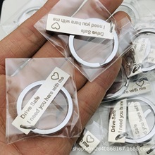 定链接专拍不锈钢钥匙扣雕刻项链DIY刻字项打标激光镭射