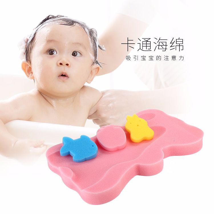 Bebé bañera red bebé baño estante recién nacido bolsa de red bañera cama de baño antideslizante alfombra de esponja al por mayor