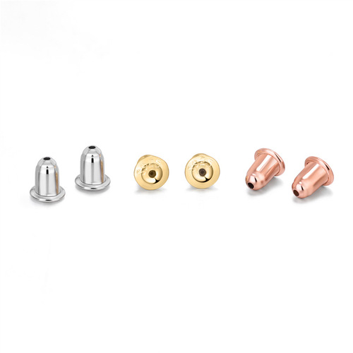S925 sterling silver ear plugs, flying saucer bullet silicone ear plugs, butterfly ear plugs, DIY earring accessories manufacturer