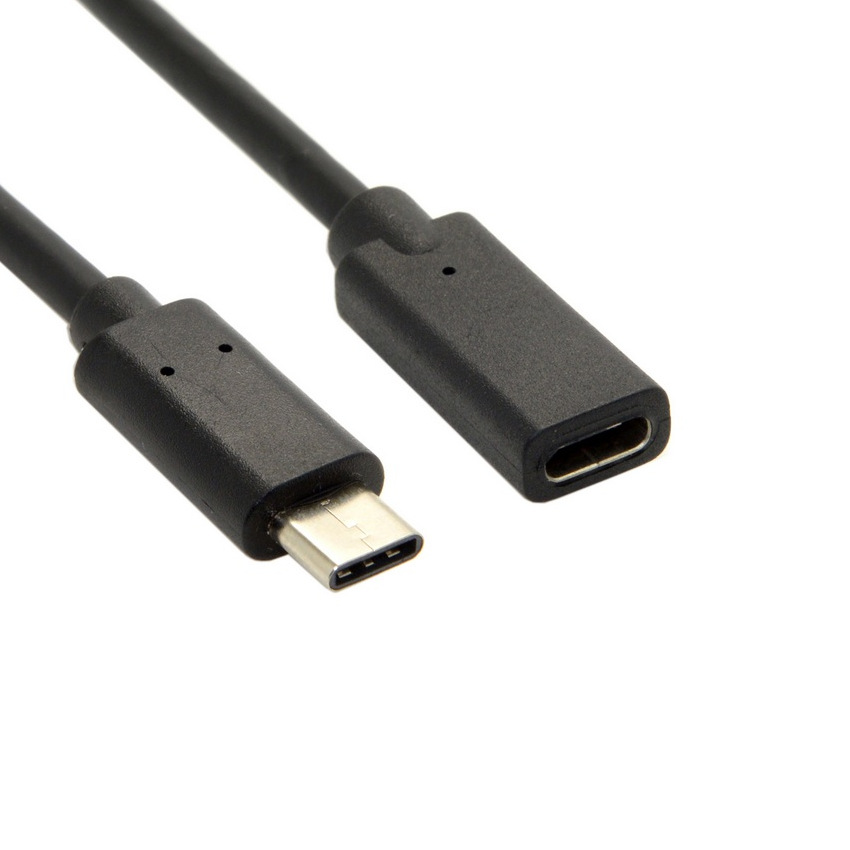 现货USB Type-C数据线公转母延长线USB3.1标准16芯全功能数据线