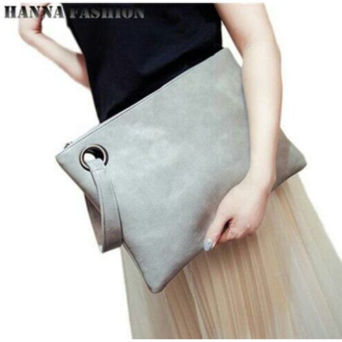 2025 European and American Retro Clutch Bag for Women, Trendy & Stylish Handbag, Korean-Style Frosted Hand Purse with Clip