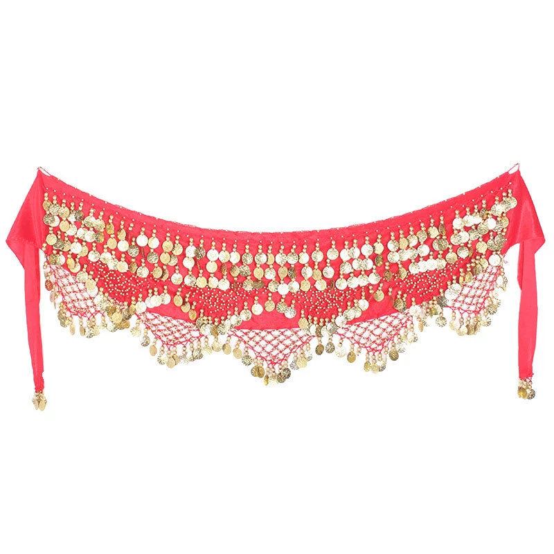 Оптовый belly dance талия цепь индийский танец практика пояс танец выступление талия печать три прямые две - угол пояс