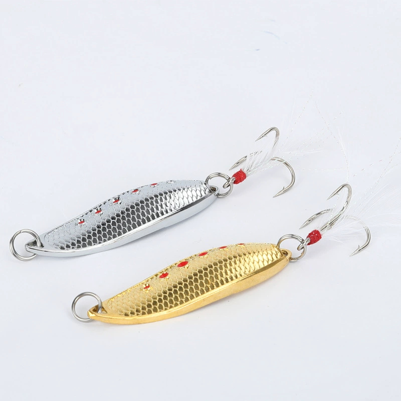 鹰田 Leech, viper, pineapple sequins, lure, bass tip-up bait, fake bait, zinc alloy fishing gear
