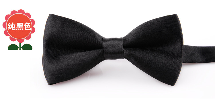 Directo de fábrica color puro pajarita masculina y femenina bebé doble arco rendimiento kindergarten color caramelo al por mayor