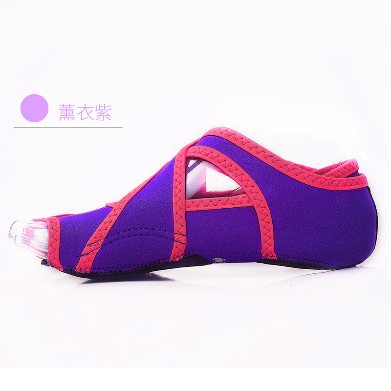 Fábrica al por mayor con cordones de yoga aérea Calcetines antideslizantes de cinco dedos para adultos dedo abierto zapatos de yoga para adultos zapatos de baile image 12