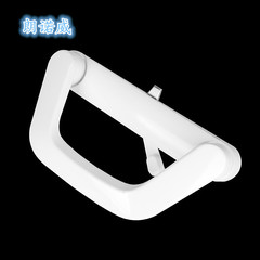 Balcony sliding door zinc alloy lock, aluminum sliding door lock heavy solid single-sided handle lock, villa matching push-pull door lock