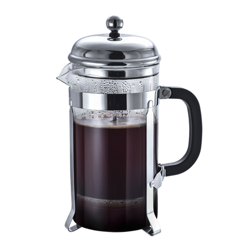 1000ml three-legged glass coffee pot French filter pressure pot hand coffee pot tea pot tea pot 1000ml three-legged glass coffee pot French filter pressure pot hand coffee pot tea pot tea pot