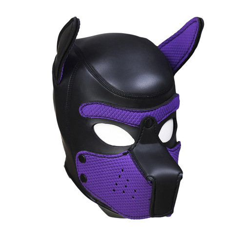 Factory direct sales foreign trade export headgear new dog headgear nightclub performance K9 sexy mask leaking air