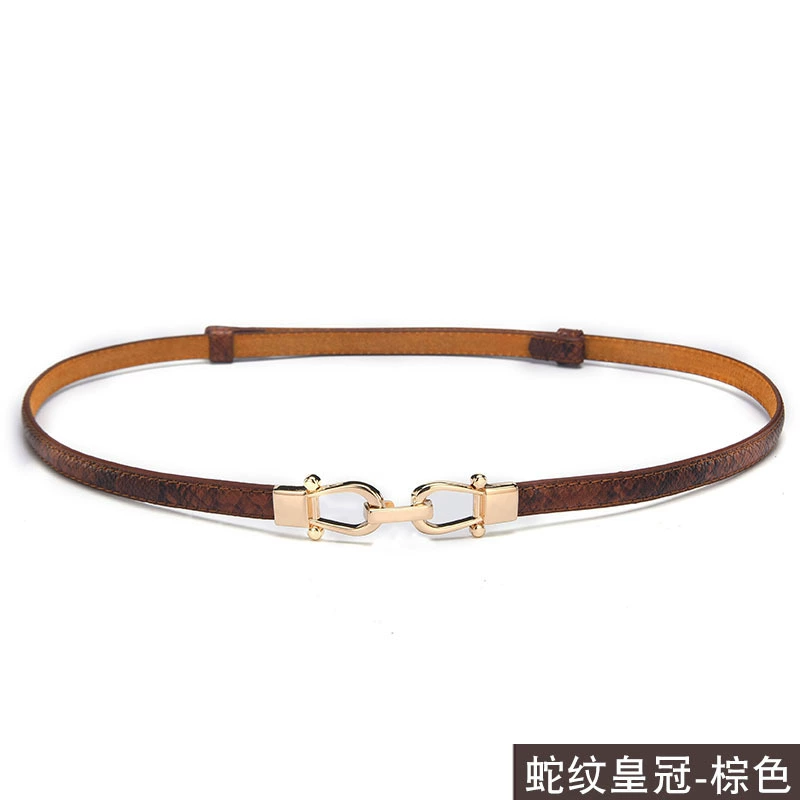 Leather universal fashionable belt, genuine leather, Korean style