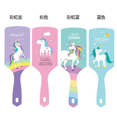 熱銷方形卡通小馬氣墊梳 彩虹小馬家用氣囊梳子 可小批量印刷logo