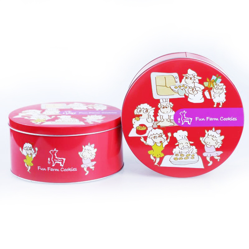 婚庆用品创意喜糖盒铁盒 圆形喜糖盒铁盒 可爱结婚礼品铁盒包装