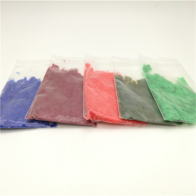 普通彩色红黄蓝绿纤维丝 造纸用防伪纤维丝 不可见纤维丝制作