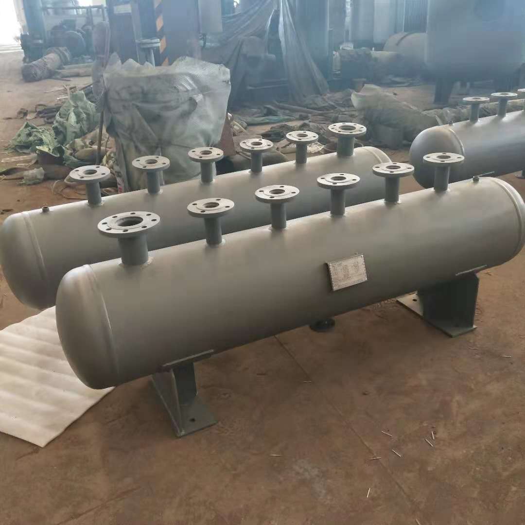 设计卧式蒸汽分汽缸厂家多规格碳钢不锈钢273分气缸青岛信泰