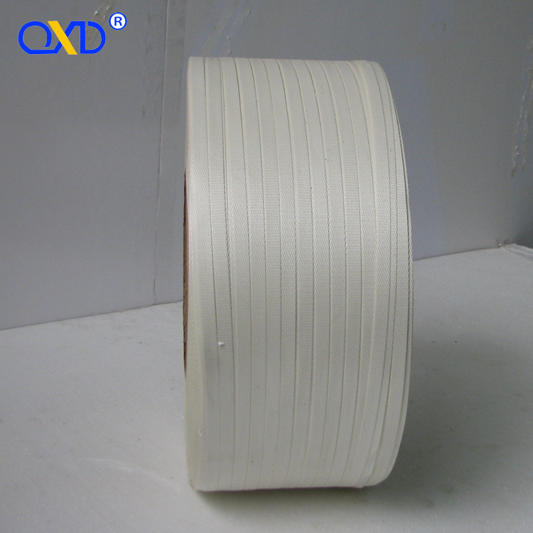 纯新料PP打包带 QXD白色轻质超长打包带 半自动机用环保高质带