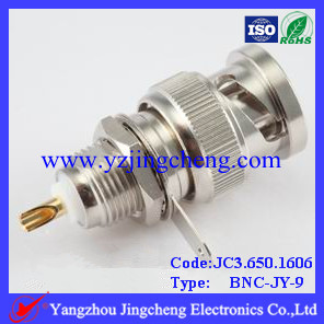 BNC-JY-9螺母安装连接器 公头