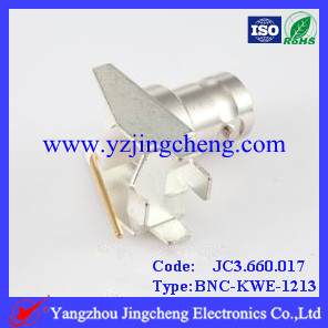 BNC-KWE-1213印制电路板连接器 母头 弯式