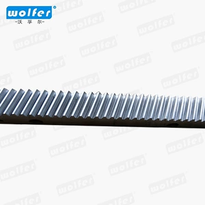 Gear Manufacturer's Transmission Rack, Precision-Milled Seven-Stage Helical M2-24*24*500 Engraving Machine Milling Machine Helical Gear with Hard Tooth Surface