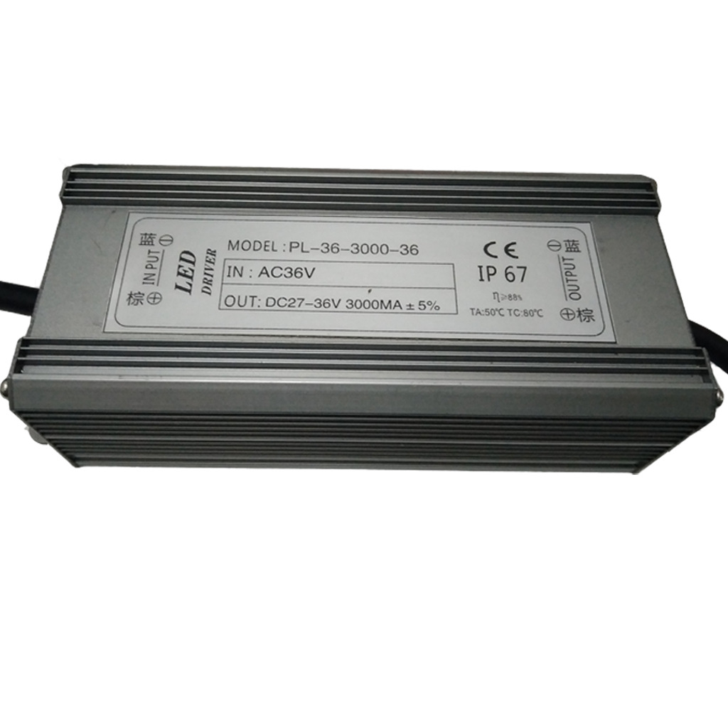 AC36V 10W 20W 30W 40W 50W 60W 70W 80W 90W 100W Industrial and Mining Lamp LED Waterproof Constant Current Driver