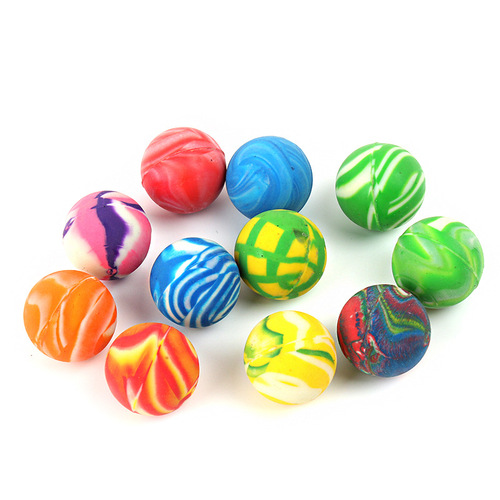 Rubber bouncy ball, children's toy bouncing ball, 88 track special ball, sensory training toy accessories wholesale.