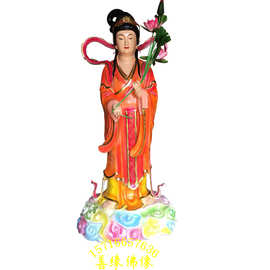 七仙女佛像厂家批发 玉皇大帝的女儿是谁 彩衣仙子神像图片