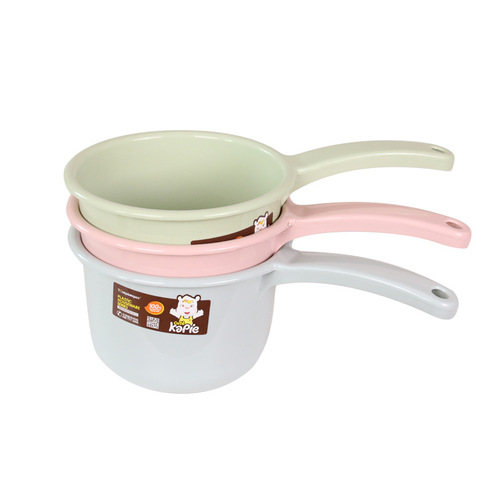 Plastic kitchen scoop for home, thick handle bath cup for babies, large and long-handled water ladle for children