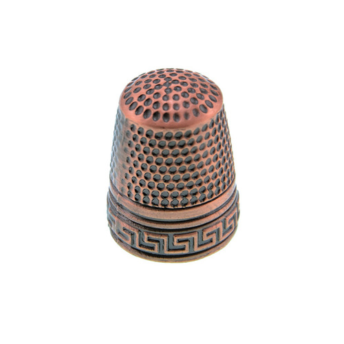 JP three-color retro pure copper thimble cap finger cot household sewing DIY patchwork tools needlework set accessories