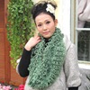 Demi-season keep warm universal knitted woolen colored cashmere, scarf, Korean style, wholesale