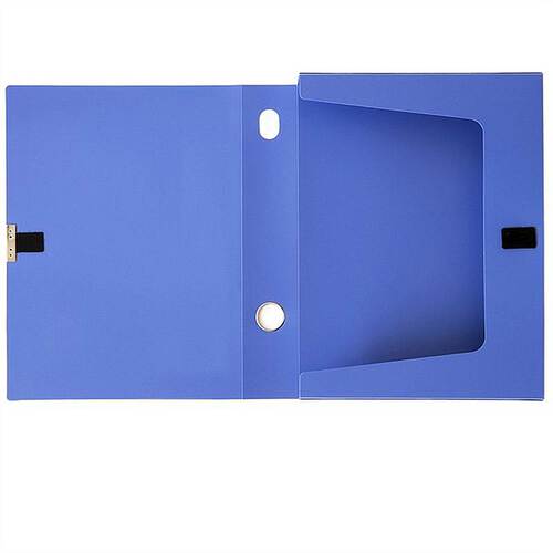 Deli 5683 file box A4 plastic file box information box document box 3-inch file box back width 5.5cm