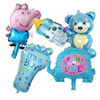 Children's small cartoon balloon, evening dress, layout, decorations, Birthday gift, wholesale