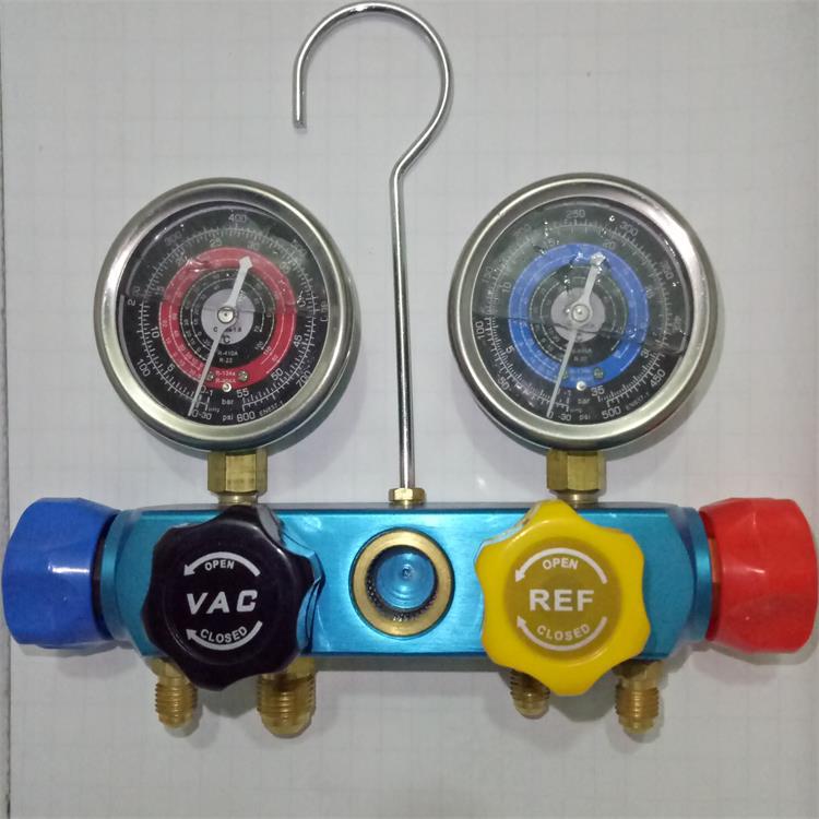 冷媒双表阀 工具双表空调维修工具设备 精准防撞加氟表