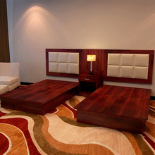 酒店家具快捷酒店床客房板式床宾馆家具公寓家具客房家具