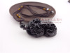 Source manufacturer Obsidian 貔貅 pendant male and female imitation Malo imitation obsidian necklace business gift