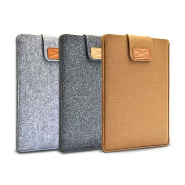 felt computer bag ipad tablet bag liner bag portable e-book writing board screen protector leather case felt bag