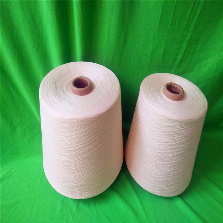 竹涤包芯纱32支40支50支60支包40D氨纶/烂花布纱C42s 包50D