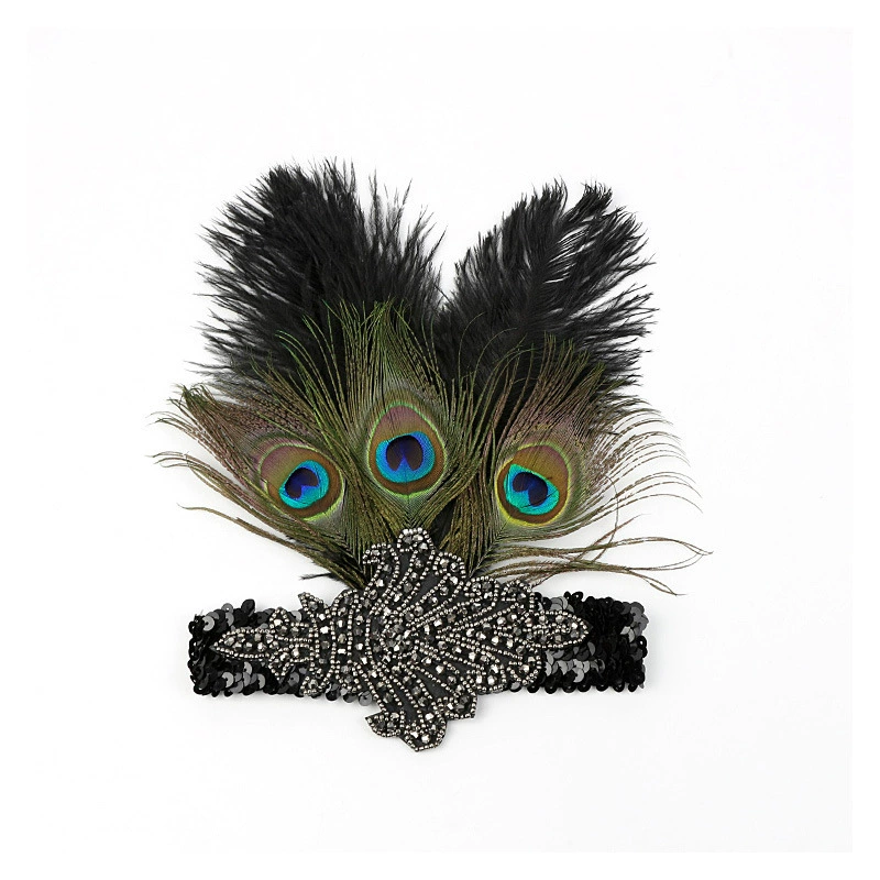 Headband, nail sequins, European style