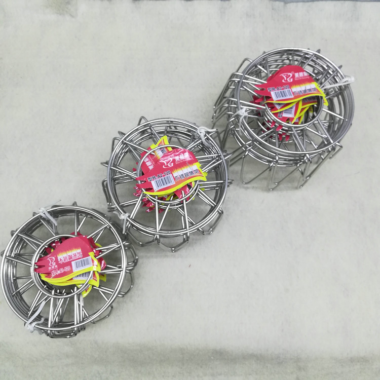 不锈钢蒸架中高低脚加厚隔水蒸架厨房小工具锅架超市日用百货货源
