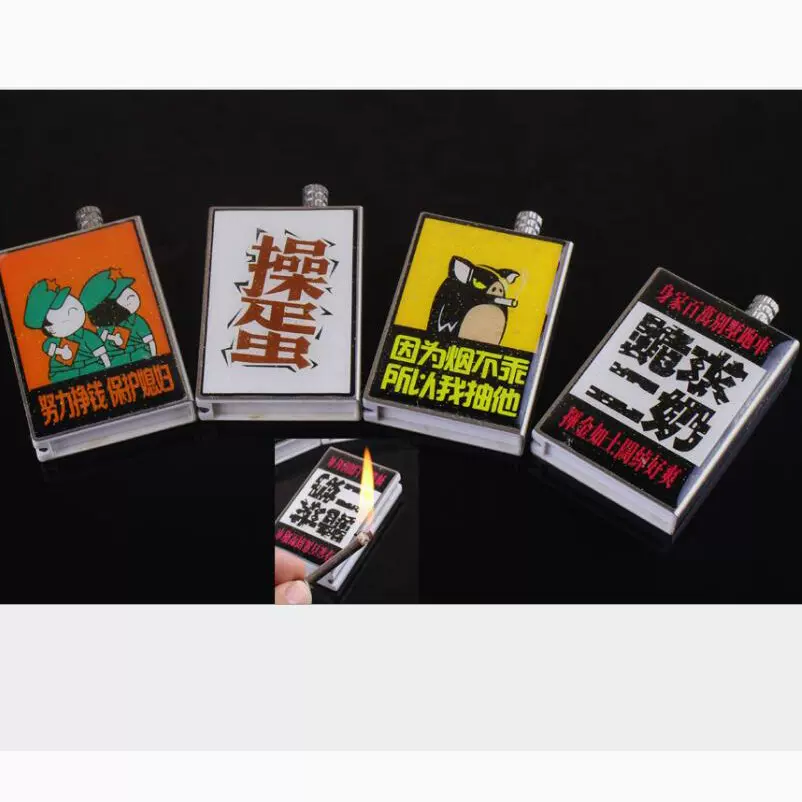 个性火柴批发网络流行时尚万次火柴广告促销跨境打火机厂家直销