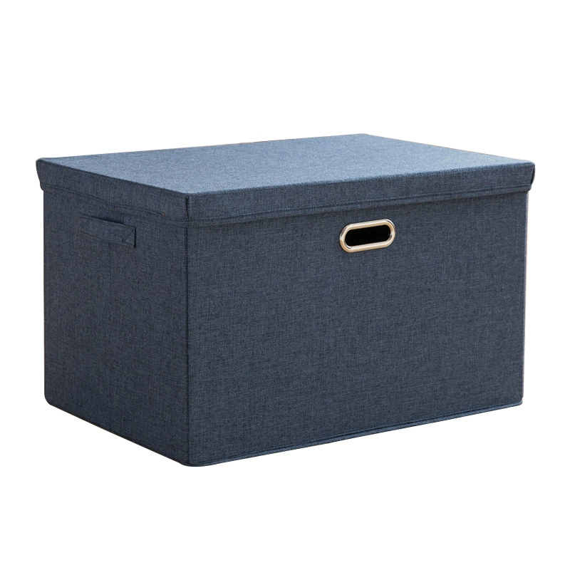 Storage box for laundry, cloth, table duvet, foldable storage system, cotton and linen