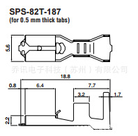 SPS-82T-187����terminalԭ�����JST������