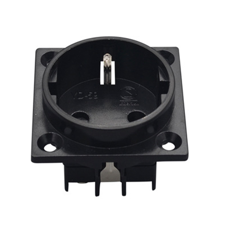 翼德欧规嵌入式插座16A锁螺丝灯具插座 CE德式欧式韩国泰国插座